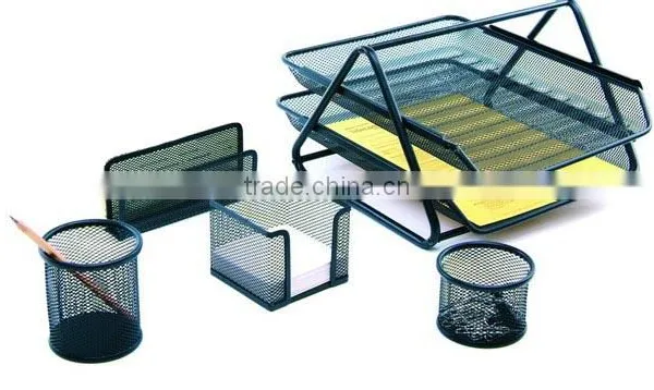 Black Supply Metal Mesh Office Desk Accessories photo-2
