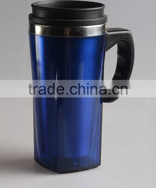 Straight Body Double Wall Stainless Steel Cup With Handle photo-3