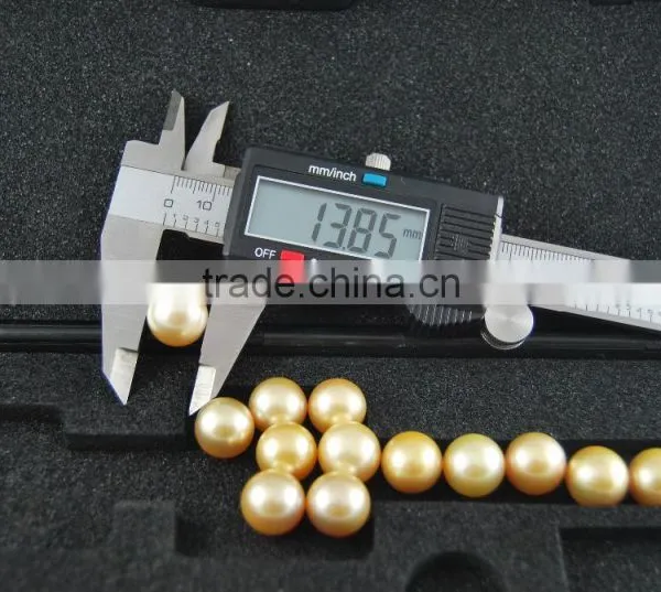 Good Quaity AAA 13-14mm Golden Tahitian Loose Pearls photo-2