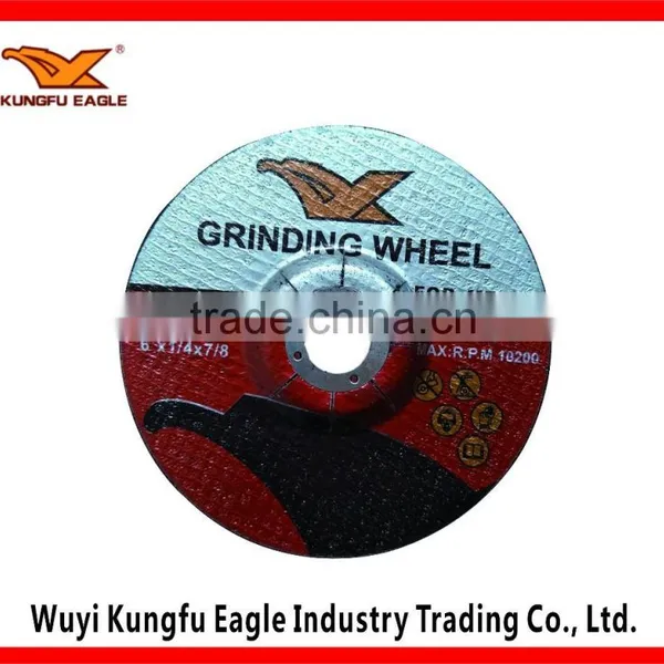 150*6*22.2mm High Quality Abrasive Metal Cutting and Grinding Disc Cut off Disc