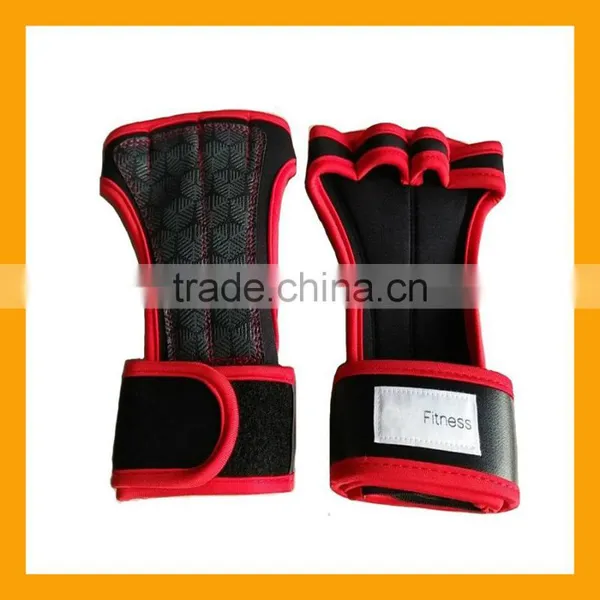Fingerless Neoprene Gym Workout Gloves for Men&Women photo-4