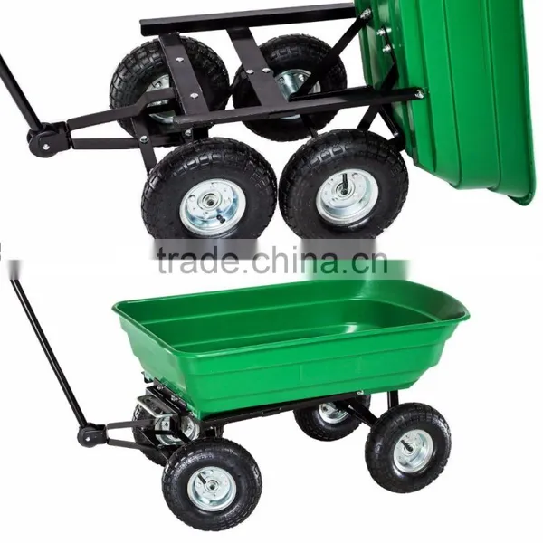 75L Plastic Tray Garden Dump Tool Cart TC4253 photo-2