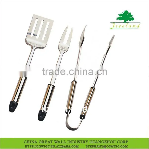 3 Pcs Stainless Steel Bbq Sets