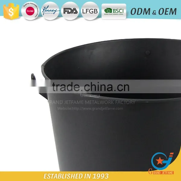Good Quality Coal Bucket With Wooden Handle Fireplace Hot Coal Bucket photo-5