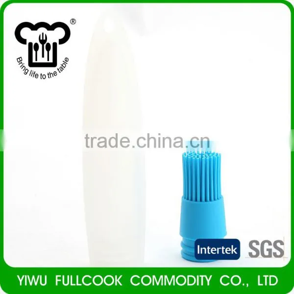 Hot Selling Silicone BBQ Cooking Tool Oil Storage Bottle Basting Brush photo-3