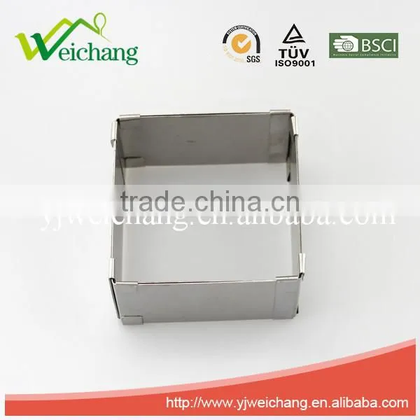 WCL150 Adjustable Stainless Steel Square Frame Mould Mold Cake Ring 5cm Height (extends From 9x9cm/3.5 Inch to 15x15cm/5.9 Inch) photo-2