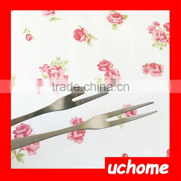 UCHOME Cheap Food Grade Stainless Steel Fruit Fork Set , Appetizer Forks , Cake Forks Set photo-4