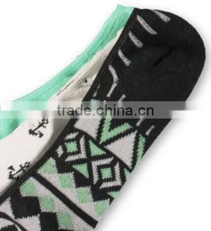 Wholesale Cheap Custom Girls No Heel Socks photo-6