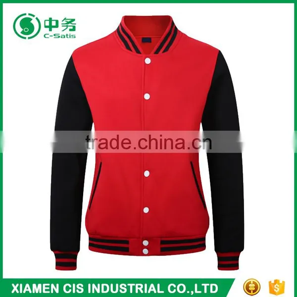 Top Fashion Custom Made Slim Fit Korean Style Royal Blue Mens School Varsity Jacket photo-3