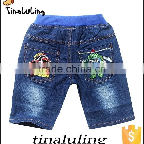 Wholesale Robin Jeans for Kids Boys Robot Denim Short Pants photo-3