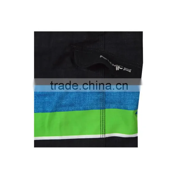 Fitted Swimwear Spandex Teens Young Men Striped Board Shorts Wholesale photo-4
