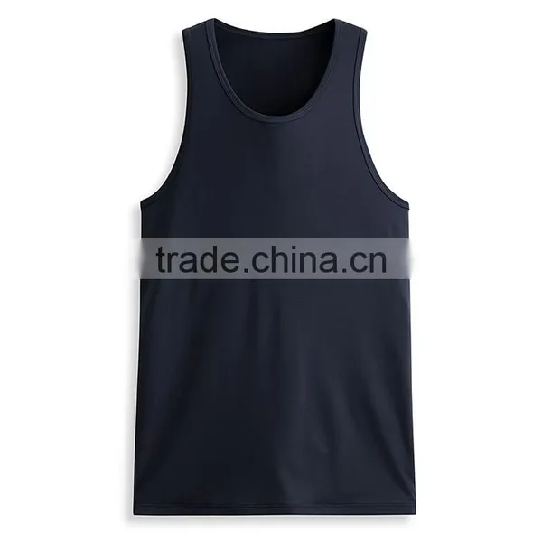 Wholesale Manufacturer Custom Bodybuilding Ribbed Mens Gym Tank Top photo-5
