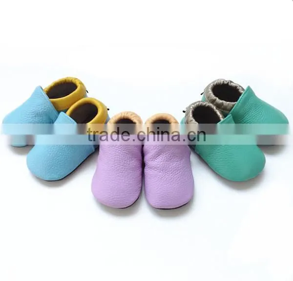 2016 New Baby Shoes Cow Leather Baby Moccasin Shoes Kids Shoes Colorful Shoes photo-3