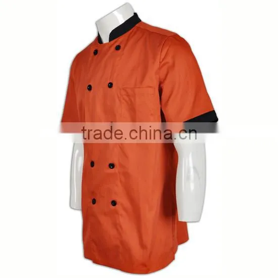 On-Time Shipment Red Color Chef Kitchen Uniform photo-2