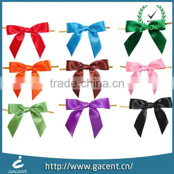 Factory Personalized Handmade Polka Dots Ribbon Bow photo-3