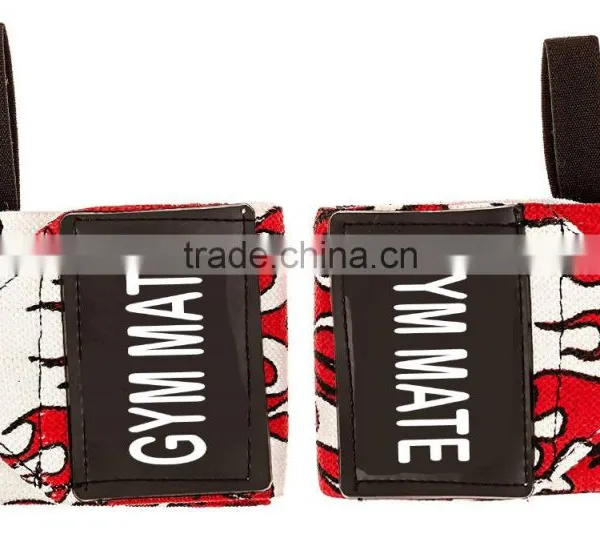 Gym Sport Custom Crossfit Wrist Wraps, Weight Lifting Wrist Wraps photo-2
