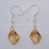 Fashion Drop Earrings, CZ Earrings, Sterling Silver Earrings photo-3