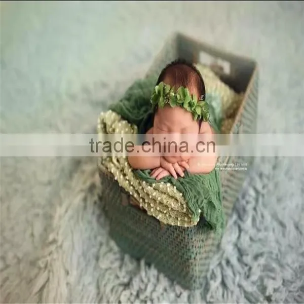 Newborn Knit Stretch Wrap Baby Backdrop Baby Swaddle Sack Photography Props Large Size Blanket Photo Props photo-5