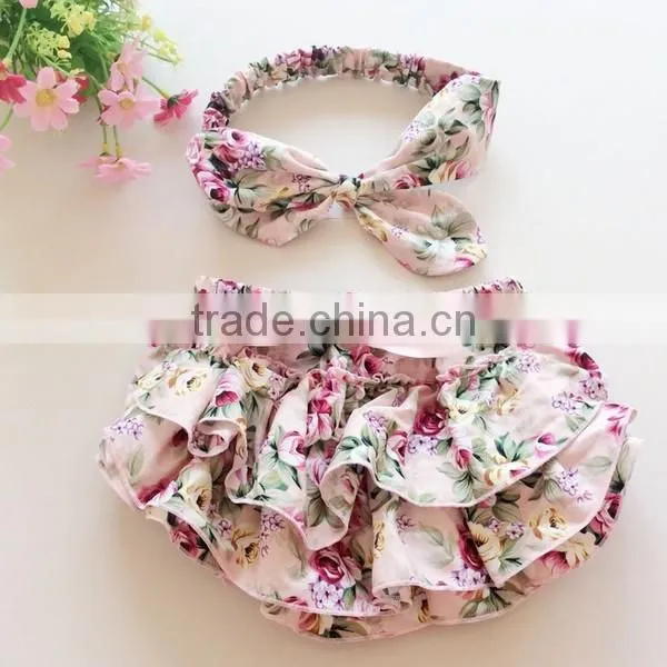 New Arrival Baby Bloomers Wholesale Multi-color Softful Ruffle Bloomers photo-5