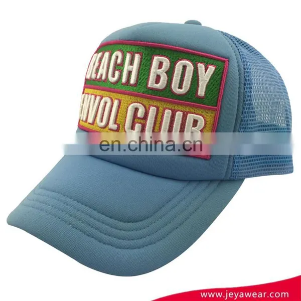 Wholesale High Quality Polyester and Foam Custom Logo Embroidery Trucker Mesh Cap photo-2