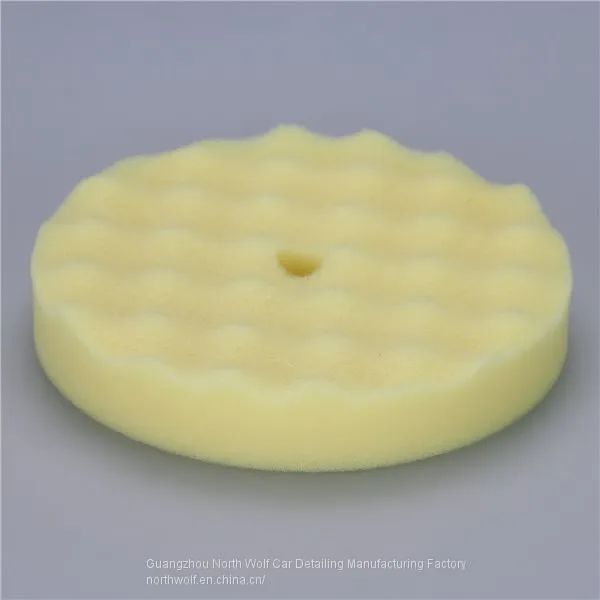 Car Care Cleaning Sponge Flat Foam Pad Wave for Cutting