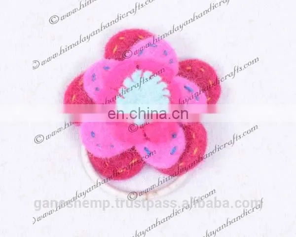 Felt Ponytail Hairband and Hairpin Fhb 201