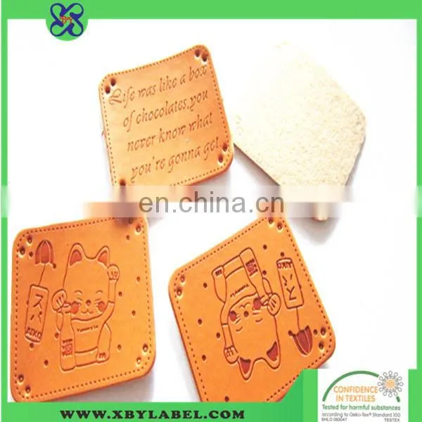 Jeans Leather Patch Labels/ Leather Labels for Garment