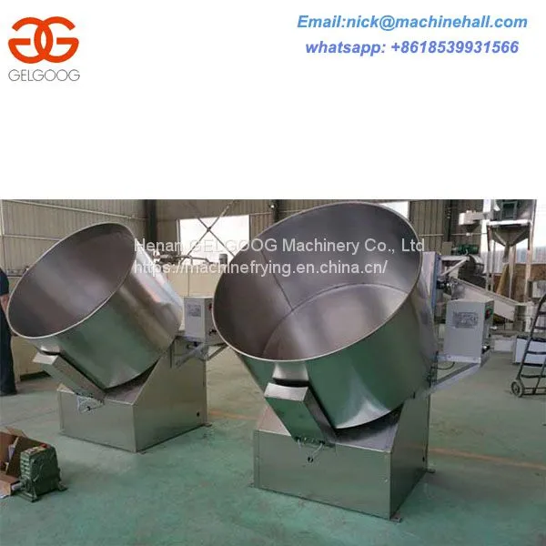 Commercial Nuts Coating Machine|Peanut Flavoring Equipment Price|Factory Green Beans Coating Machine Price photo-3