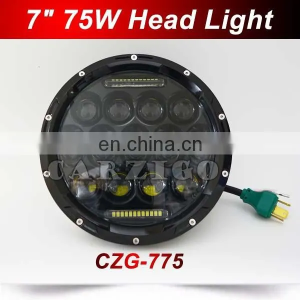 Made in Guangdong Cheapest Price Best Quality 7inch Round 75W Driving Light photo-2