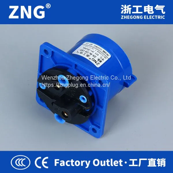 Industrial Plug Reverse 16A3P, Industrial Inlet Appliance 16A 2P+PE, Industrial Panel Plug photo-2