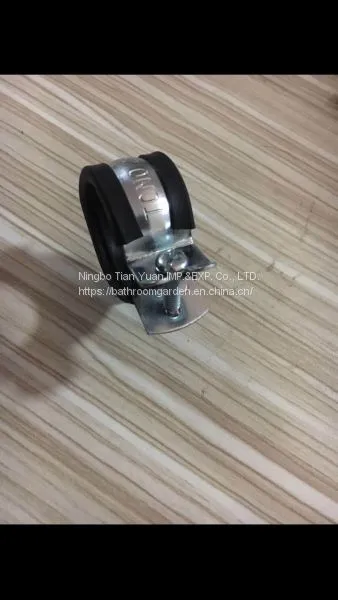 Heavy Clamp Adhesive Tape Single Side Clamp Metal Fixing Tube Hose Steel Quick Locking Electrical Equipment Accessory