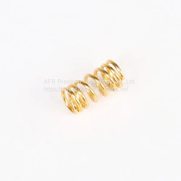OEM Gold Plated Stainless Steel Spring ,metal Coil Mini Compression Spring photo-2