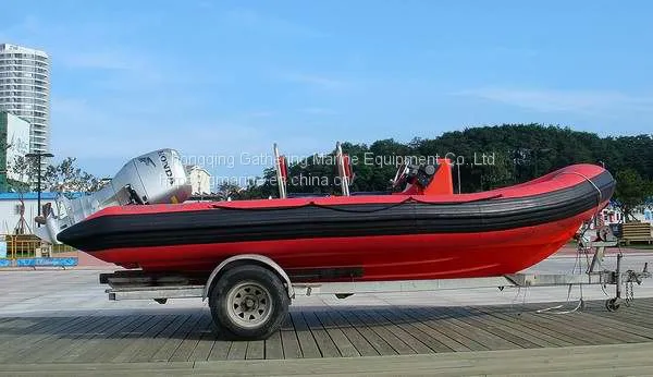 PVC Aluminum Speed Inflatable Boat with CE certificate
