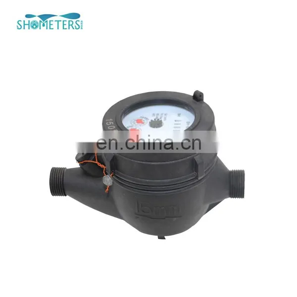 1/2'' Inch DN 15 mm Multijet Dry Dial Type Plastic Cold Water Meter photo-5