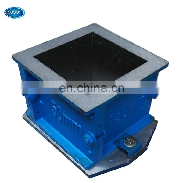 150mm One Gang Lab Mortar Casting Iron Cube Test Molds Casting Iron Testing Mould photo-3