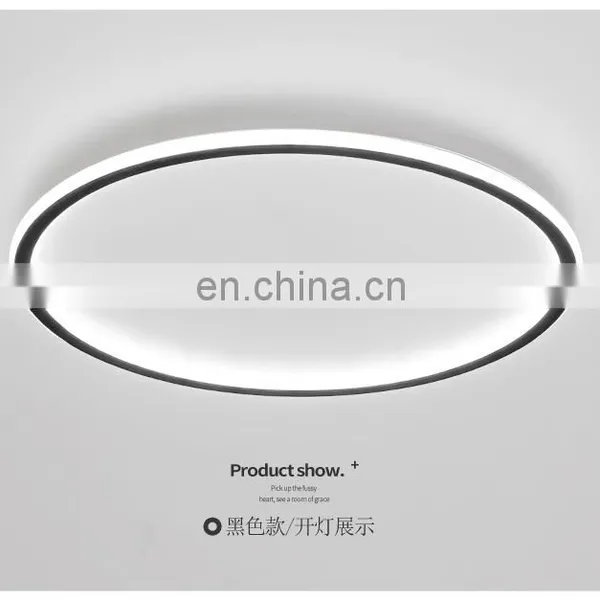 Nordic Luxury Bedroom Led Ceiling Lamp Round Creative Personality Living Room Lamps Simple Modern Ultra-thin Bedroom Lamp photo-4