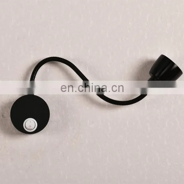 Flower Like No Wiring Wall Lamp With Chrome And Black Colour Hot Welcome Reading Lamp Bed Wall Factory Wall Lamp Designs photo-6