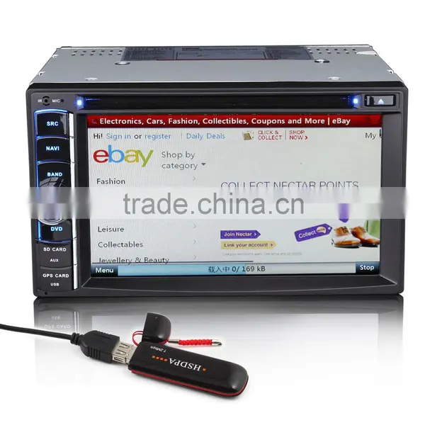 Erisin ES890G 6.2" Universal Car DVD Player Sat Nav TV Tuner photo-2