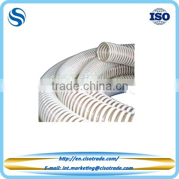 Flexible PVC Sunction & Delivery Hose, Rigid PVC/nylon Helix Reinforced