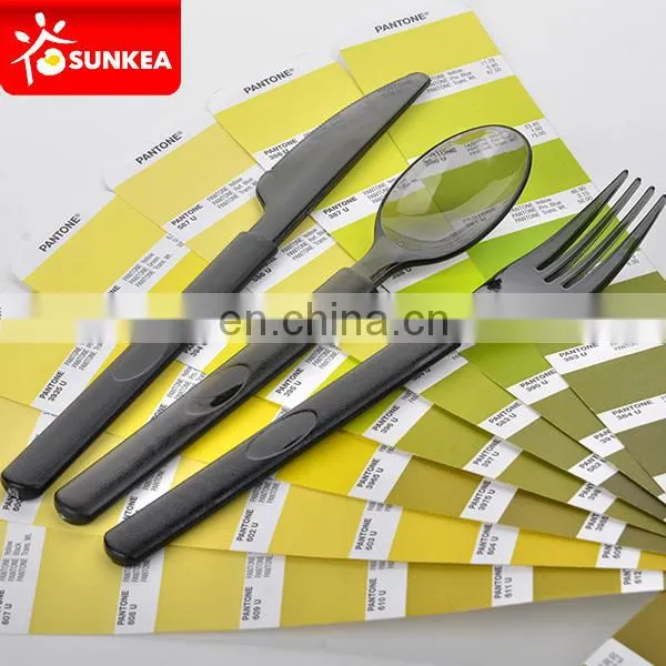 Disposable Food Grade Plastic Fork and Plastic Spoon and Plastic Knife photo-5
