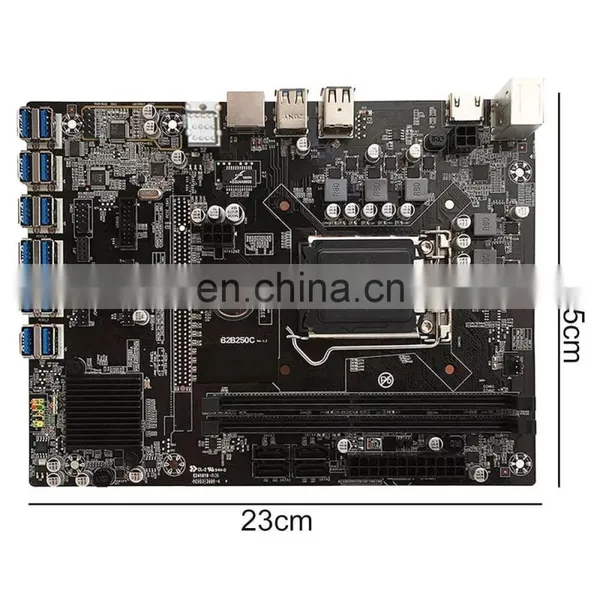 B250C Motherboard Support 12 GPUs LGA1151 DDR4 4 x SATA 12X PCIE GPU Motherboard Graphics Cards RIG Case B250C Cards photo-5