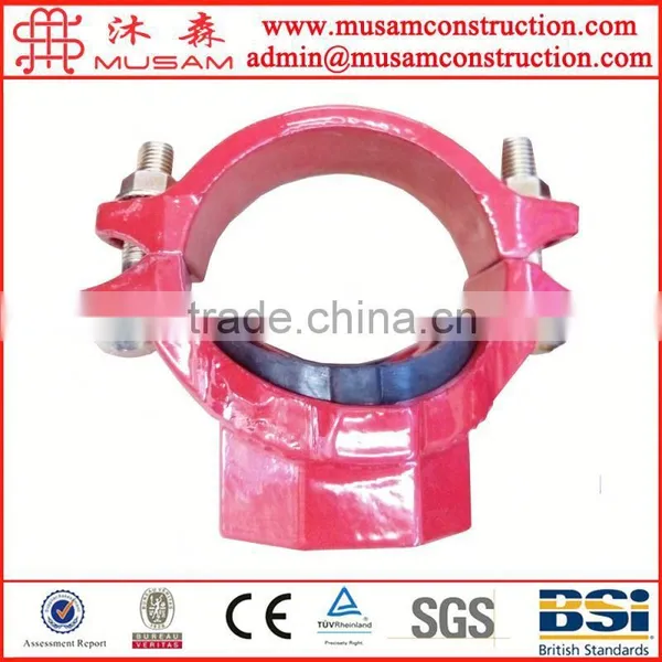 UL FM CE Approved Ductile Iron Grooved Pipe Fittings Grooved Tee/grooved Mechanical Tee photo-3