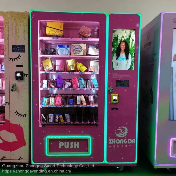 Automatic Self Service Beauty Products Vending Machine For Eyelashes and Lip Gloss Cosmetic Products