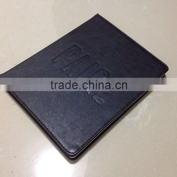 Pu Leather Stitching Notebook With Embossing Logo photo-3