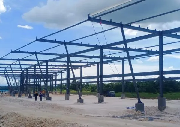 Pre-engineering Building Bus Terminal Prefabricated Steel Structure Bus Station Shelter