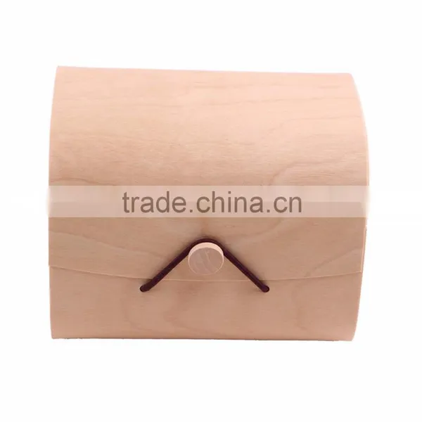 2016 Soft Wooden Packing Box for Food,round Box,wood Tea Box photo-3
