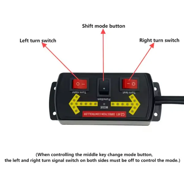 Amber Arrow LED Traffic Advisor Arrow Light Tow Trucks Warning Vehicles Strobe Directional Arrow Board Light Bar photo-5