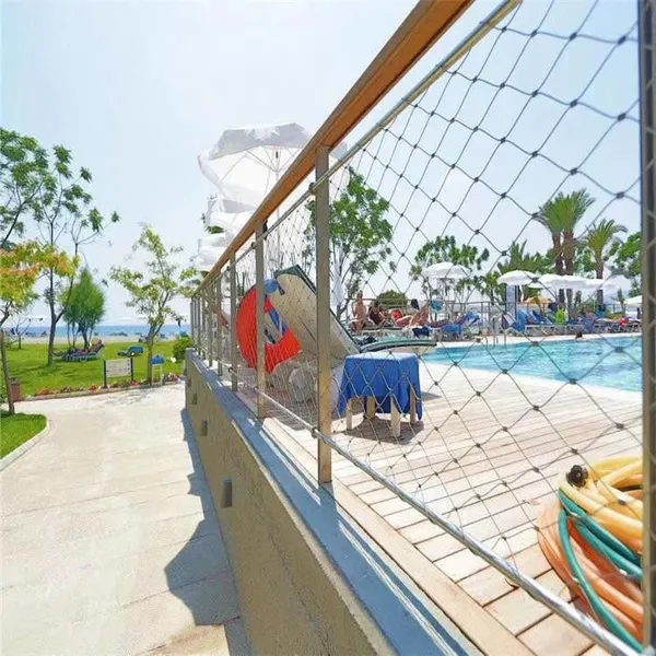 304 Stainless Steel X-Type Rope Mesh for Balustrade and Handrail Protection photo-2