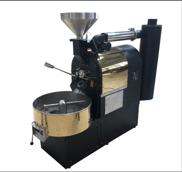 Industrial Automatic 60KG Per Batch Coffee Bean Roaster Key Food Sterilizer Machine photo-2