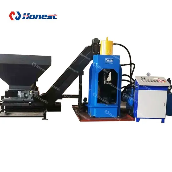 Hydraulic Scrap Metal Power & Chips Compact Briquette Machine photo-2